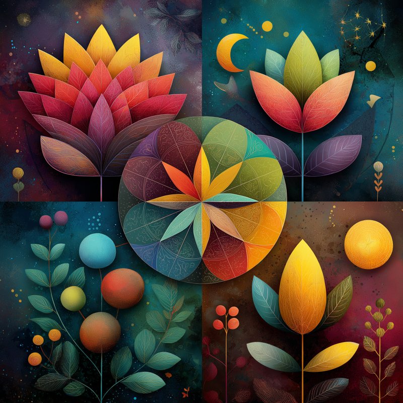 Colorful Floral Patterns