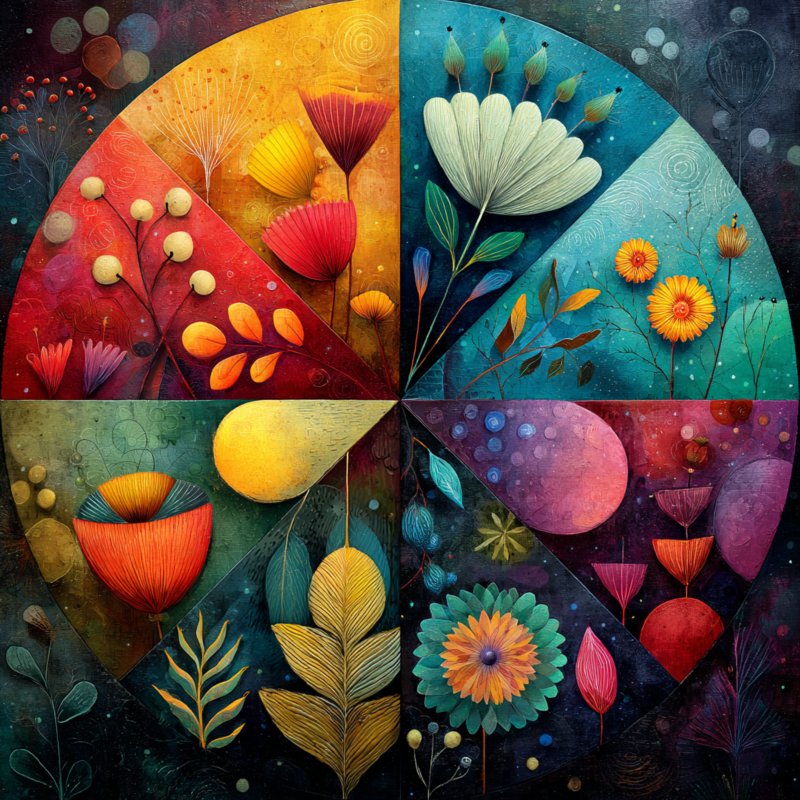 Floral Color Wheel