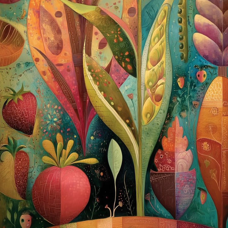 Vibrant Botanical Garden
