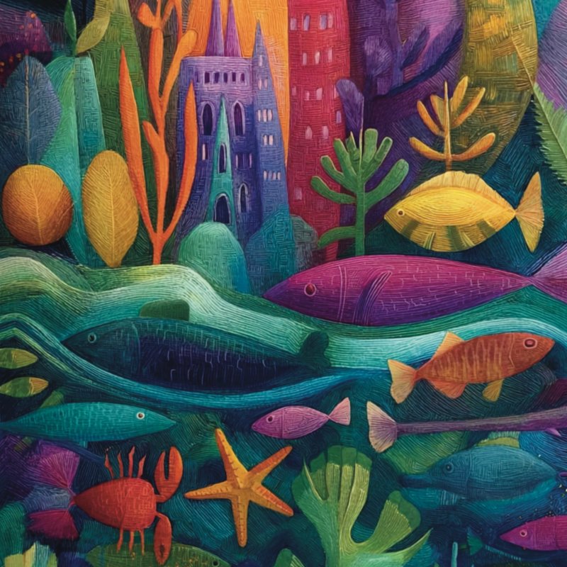 Vibrant Underwater Scene 6